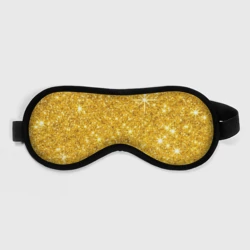 Маска для сна 3D Золотой блеск