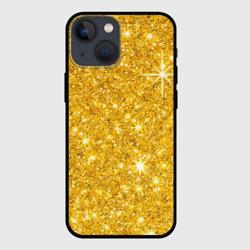 Чехол для iPhone 13 mini Золотой блеск