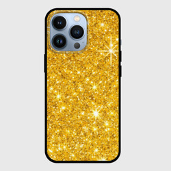 Чехол для iPhone 13 Pro Золотой блеск