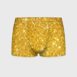 Мужские трусы 3D Золотой блеск