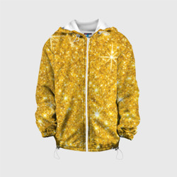 Детская куртка 3D Золотой блеск