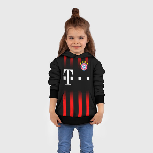Детская толстовка 3D FC Bayern Munchen, цвет черный - фото 4