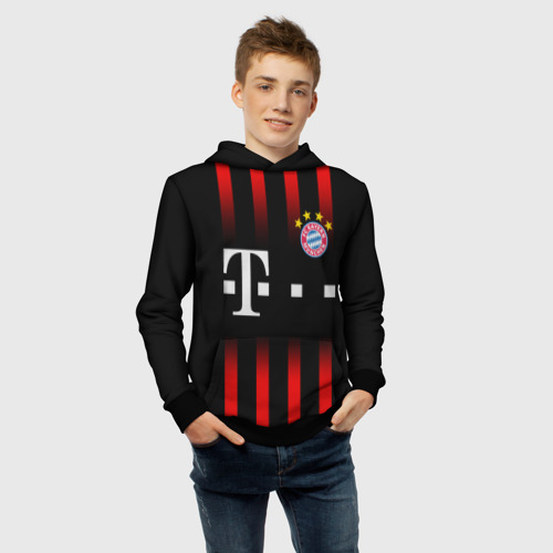 Детская толстовка 3D FC Bayern Munchen, цвет черный - фото 6