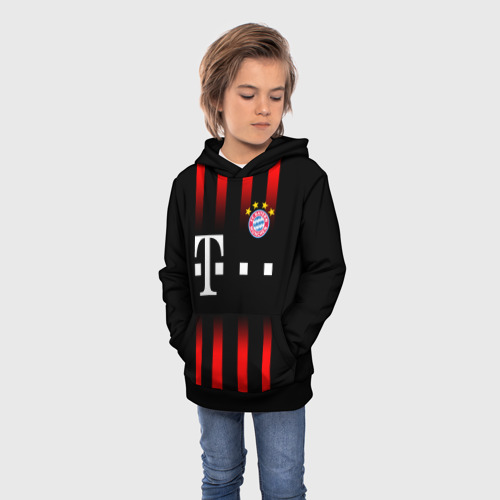 Детская толстовка 3D FC Bayern Munchen, цвет черный - фото 3