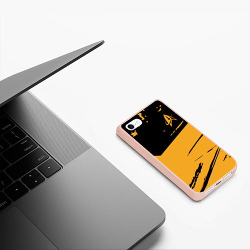 Чехол для iPhone 5/5S матовый Star Trek, цвет светло-розовый - фото 5