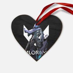 Деревянная игрушка Сердце Valorant omen