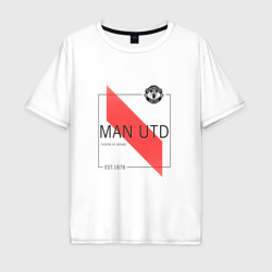 Мужская футболка хлопок Oversize Manchester United - Man.Utd