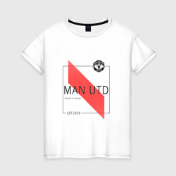 Женская футболка хлопок Manchester United - Man.Utd