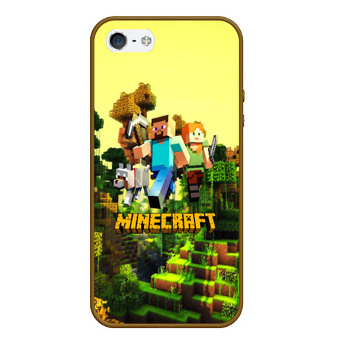 Чехол на Айфон 5/5S Minecraft Майнкрафт