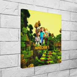 Холст квадратный Minecraft Майнкрафт - фото 2