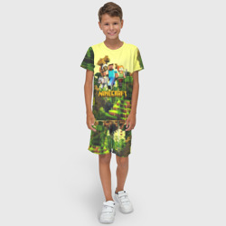 Детский костюм с шортами 3D Minecraft Майнкрафт - фото 2
