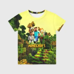 Детская футболка 3D Minecraft Майнкрафт