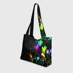 Пляжная сумка 3D Неоновые краски - фото 2