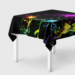 Скатерть 3D Неоновые краски