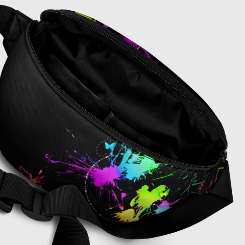 Поясная сумка 3D Неоновые краски - фото 7