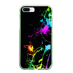 Чехол для iPhone 7Plus/8 Plus матовый Неоновые краски