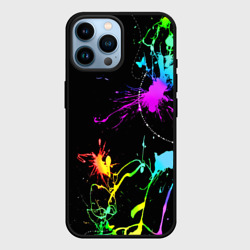 Чехол для iPhone 14 Pro Max Неоновые краски
