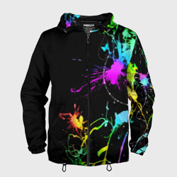 Мужская ветровка 3D Неоновые краски