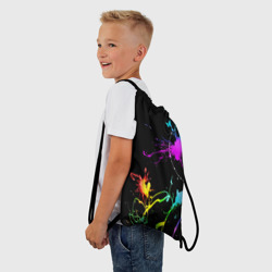 Рюкзак-мешок 3D Неоновые краски - фото 2