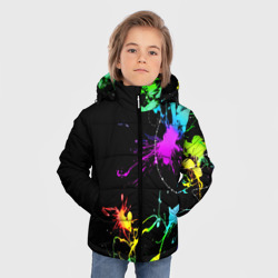 Зимняя куртка для мальчиков 3D НЕОНОВЫЕ КРАСКИ - фото 2
