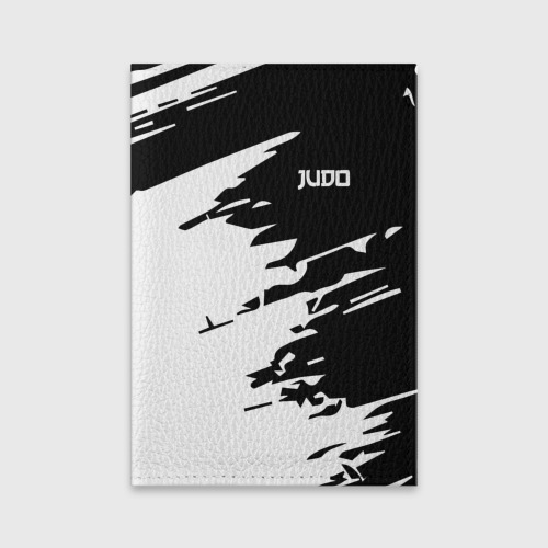 Обложка для паспорта матовая кожа Judo, цвет черный