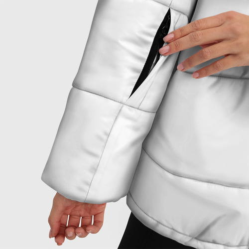 Женская зимняя куртка 3D с принтом Judo, фото #4