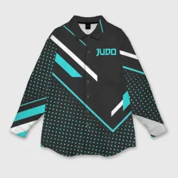 Женская рубашка oversize 3D Judo