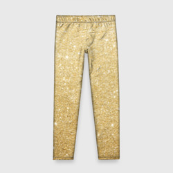 Детские леггинсы 3D Золотой песок