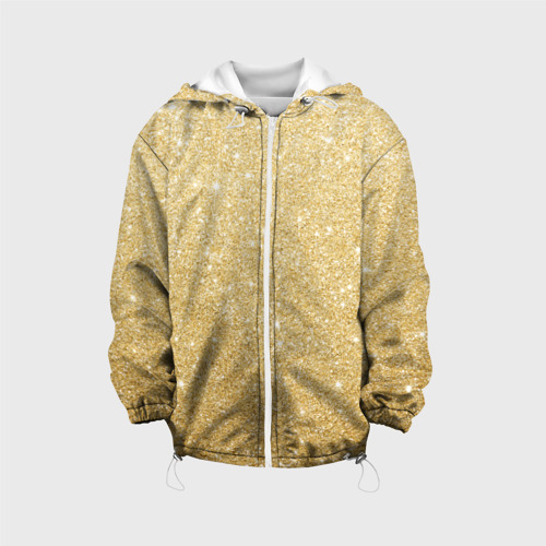 Детская куртка 3D Золотой песок, цвет белый