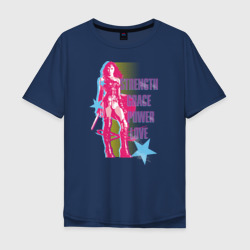Мужская футболка хлопок Oversize Wonder Woman