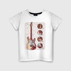 Детская футболка хлопок Fender Stratocaster Monterey