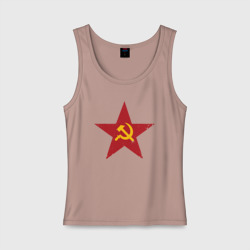 Женская майка хлопок Звезда СССР