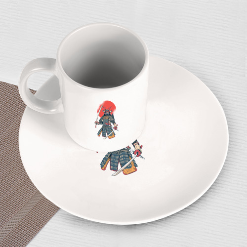 Набор: тарелка + кружка Samurai - фото 3