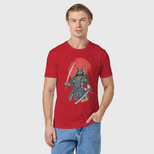 Мужская футболка хлопок Samurai, цвет красный - фото 3