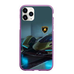 Чехол для iPhone 11 Pro Max матовый Lamborghini