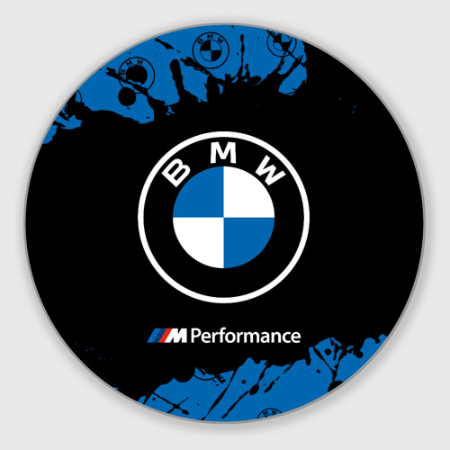 Круглый коврик для мышки BMW БМВ