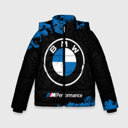 Зимняя куртка для мальчиков 3D BMW БМВ