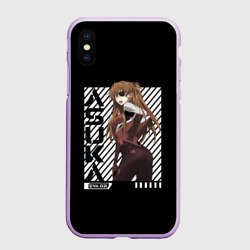 Чехол для iPhone XS Max матовый Asuka. Evangelion