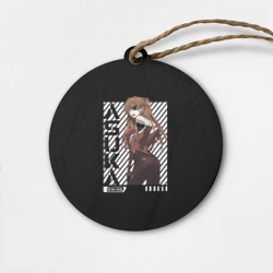 Деревянная игрушка круг Asuka. Evangelion