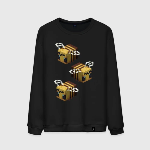 Мужской свитшот хлопок Minecraft bee