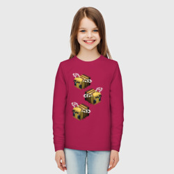 Детский лонгслив хлопок Minecraft bee - фото 2