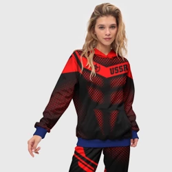 Женский костюм с толстовкой 3D СССР броня-доспех кибернетический - фото 2