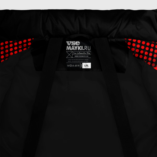 Мужская зимняя куртка 3D СССР броня-доспех, цвет черный - фото 7