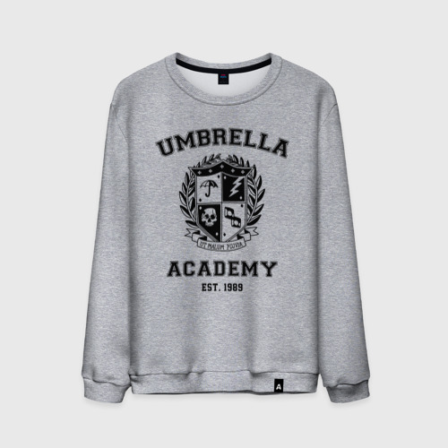 Мужской свитшот хлопок The Umbrella Academy, цвет меланж