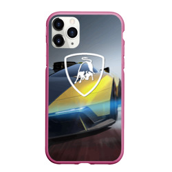 Чехол для iPhone 11 Pro Max матовый Lamborghini - Italy