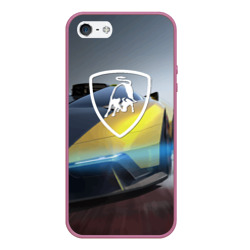 Чехол для iPhone 5/5S матовый Lamborghini - Italy