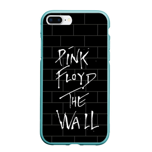 Чехол для iPhone 7Plus/8 Plus матовый Pink Floyd, цвет мятный