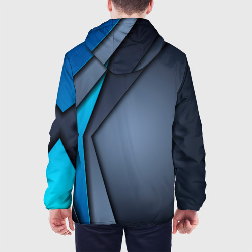 Мужская куртка 3D с принтом СССР, вид сзади #2