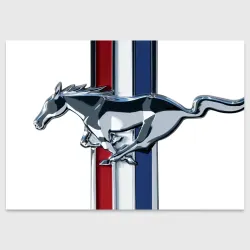 Поздравительная открытка Ford Mustang