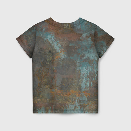 Детская футболка 3D Rusty Metal, цвет 3D печать - фото 2